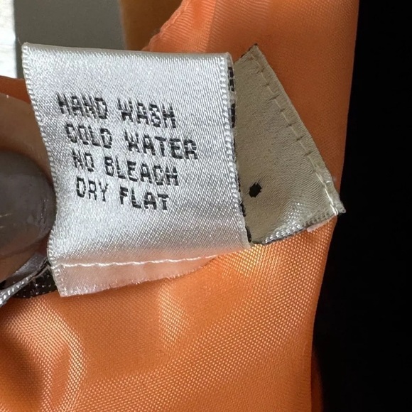 Vintage ISC Dress And Jacket Set Linen Blend L Orange Maxi Sleeveless Lagenlook - Picture 13 of 13